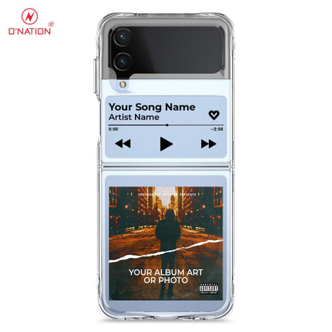 Samsung Galaxy Z Flip 3 5G Cover - Personalised Album Art Series - 4 Designs - Clear Phone Case - Soft Silicon Borders